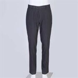 Jhane Barnes Black Pinstripe Dress Pants